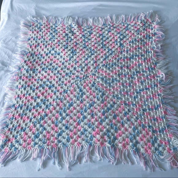 34” x 34” Colorful Crochet throw / blanket - Picture 2 of 3